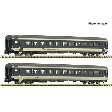 Fleischmann 6260095 SOB/BT 2-tlg. Set 1: Reisezugwagen „Voralpen-Express“ - N (1:160)