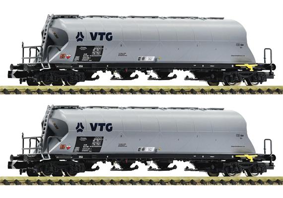 Fleischmann 6660003 2-tlg. Set: Staubsilowagen, VTG - N (1:160)