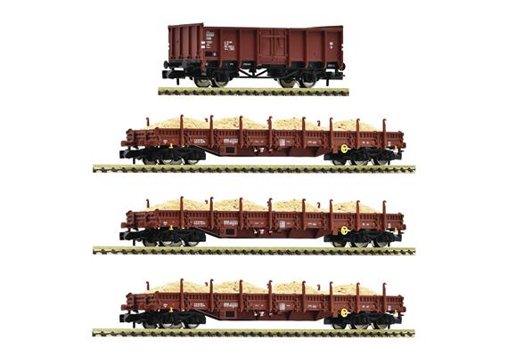 Fleischmann 6660013 4-tlg. Set: Abraumzug, DR - N (1:160)