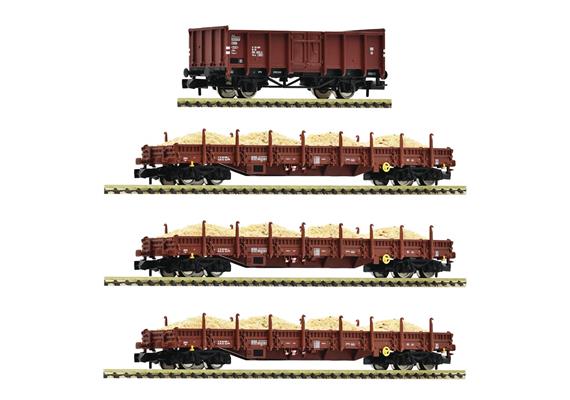 Fleischmann 6660013 4-tlg. Set: Abraumzug, DR - N (1:160)