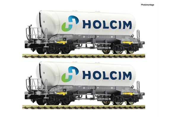 Fleischmann 6660047 2-tlg. Set: Silowagen, Holcim - N (1:160)