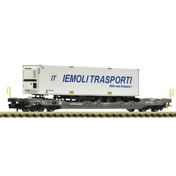Fleischmann 6660070 Taschenwagen T5, Hupac, LKW-Auflieger der Spedition Iemoli - N (1:160) Fleischmann 6660070 Taschenwagen T5, Hupac, LKW-Auflieger der Spedition Iemoli - N (1:160)
