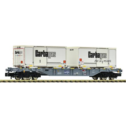 Fleischmann 6660091 Containertragwagen, Gattung Sgnss, der SBB Cargo, "Carbagas" - N