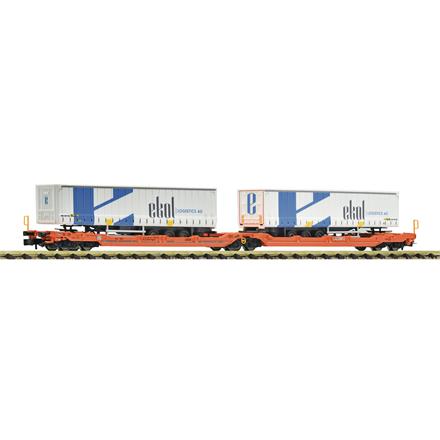Fleischmann 6660104 2-tlg. Set: Schiebeplanenwagen, Wascosa "Ekol" - N (1:160)
