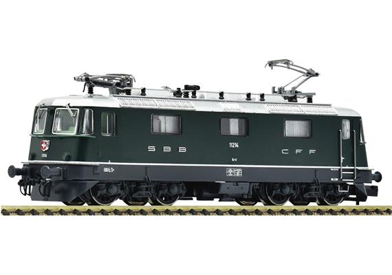 Fleischmann 732471 SBB E-Lok Re 4/4 II 11214 grün, DC, digital DCC mit Sound - N (1:160)