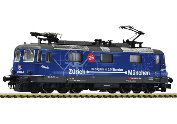 Fleischmann 732475 SBB E-Lok Re 421 "Zürich-München", DC, digital DCC/Sound - N (1:160)