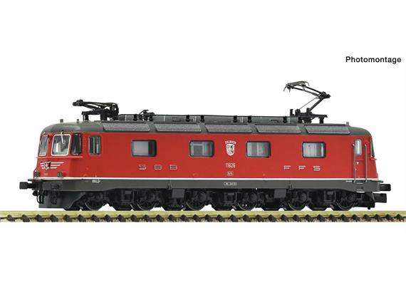 Fleischmann 7570047 SBB E-Lok Re 6/6 11626 "Zollikofen" rot, DC, digital DCC mit Sound - N