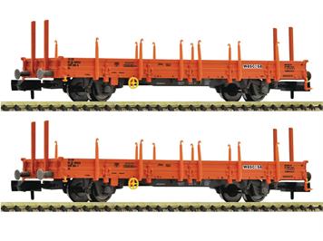 Fleischmann 825752 2-tlg. Set: Schwenkrungenwagen, Wascosa - N (1:160)