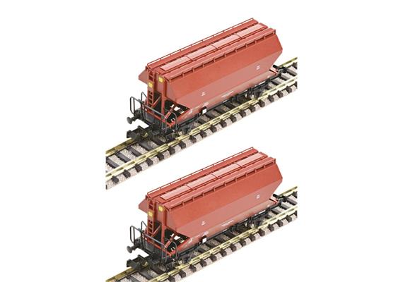 Fleischmann 830310 2-tlg. Set: Getreidesilowagen, BLS - N (1:160) | Bild 6