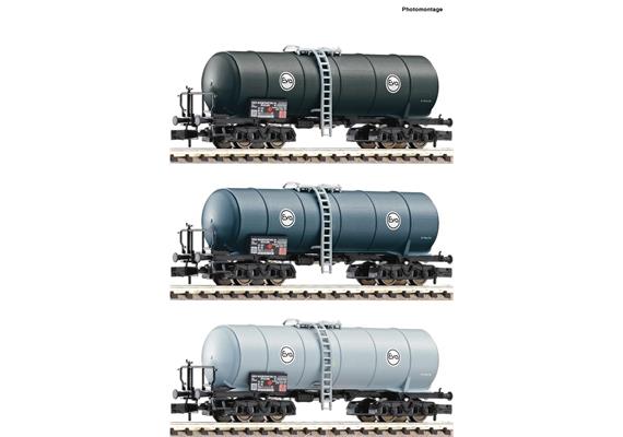 Fleischmann 848029 3-tlg. Set 2: Kesselwagen, Eva, N