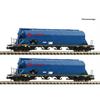 Fleischmann 849007 2-tlg. Set: Staubsilowagen, Ermewa - N (1:160)