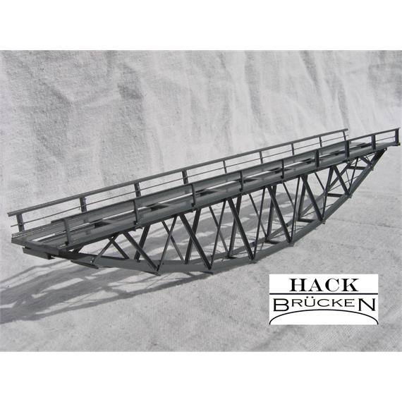 HACK 43100 Z Fischbauchbrücke 18 cm BZ18 Fertigmodell aus Weissblech