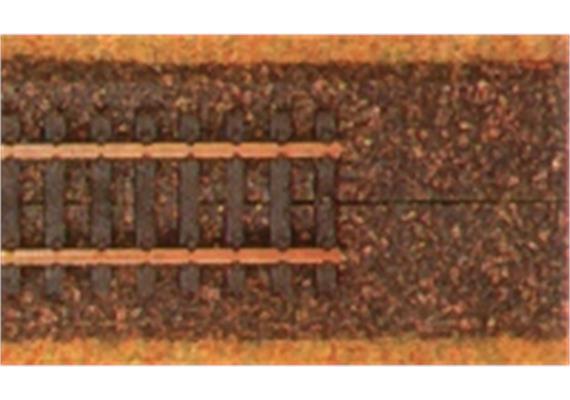Heki 3198 Korkgleisbett dunkel, 1 m - H0m (1:87)