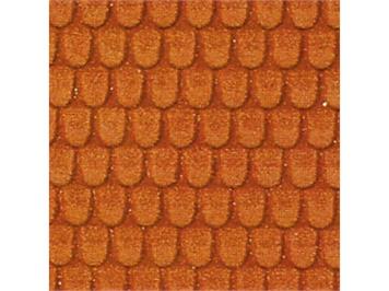 HEKI 72312 Dachziegel HEKI dur 40 x 20 cm 2 Stk. 0/1/H0