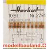 Herkat 2761 Vorwiderstand für LED, 6 - 16 V =/~, 10 Stück