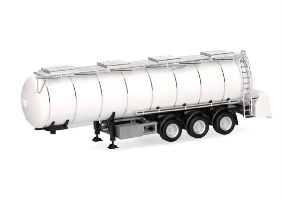 Herpa 076463-003 Lebensmitteltankauflieger Feldbinder 32m³, 3achs, weiß - H0 (1:87) | Bild 1