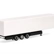 Herpa 077071 Krone E-Trailer Kühlkofferauflieger 3achs, weiss - H0 1:87 | Bild 2