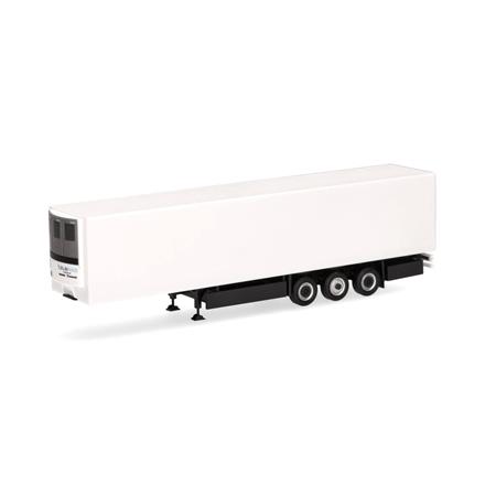 Herpa 077071 Krone E-Trailer Kühlkofferauflieger 3achs, weiss - H0 1:87