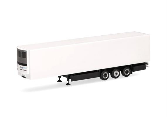 Herpa 077071 Krone E-Trailer Kühlkofferauflieger 3achs, weiss - H0 1:87 | Bild 1