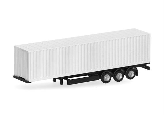 Herpa 086158 Teileservice: Auflieger 3achs 40ft Container, 2 Stück - N (1:160) | Bild 1