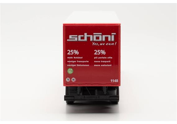 Herpa 316446 Renault T facelift Gardinenplanen-Sattelzug "Schöni International" - H0 | Bild 5