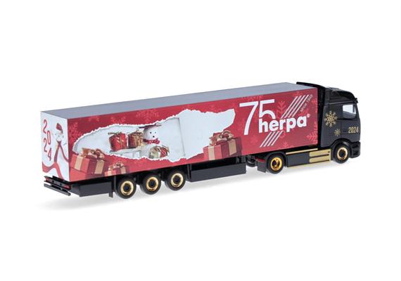 Herpa 318310 MB eActros 600 Procabin Koffer-Sattelzug "Weihnachten 2024" - H0 (1:87) | Bild 2