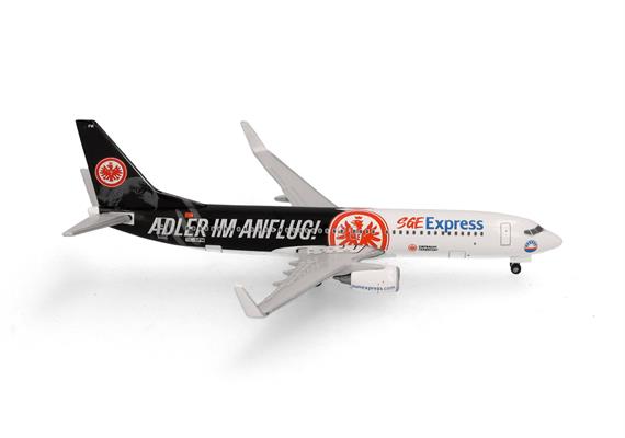 Herpa 538107 SunExpress Boeing 737-800 Eintracht Frankfurt - SGE Express - Massstab 1:500 | Bild 1