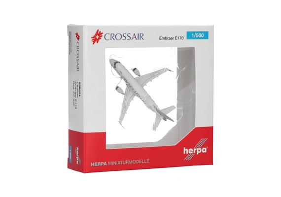 Herpa 538824 Crossair Embraer E170 - PP-XJC - Massstab 1:500 | Bild 5
