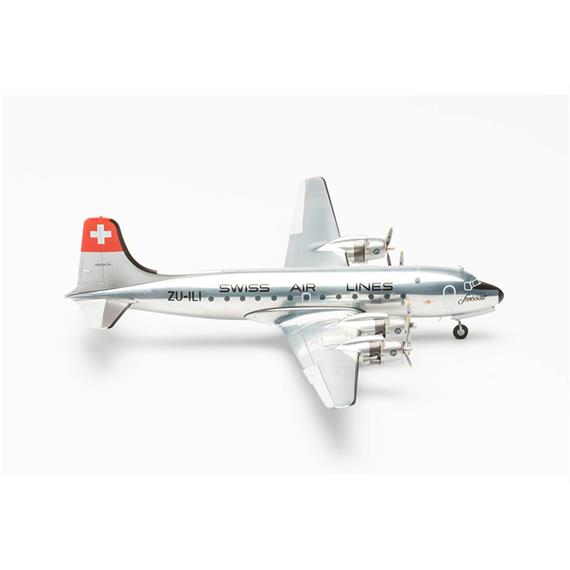 Herpa 572491 Swissair Douglas DC-4 – ZU-ILI - Massstab 1:200