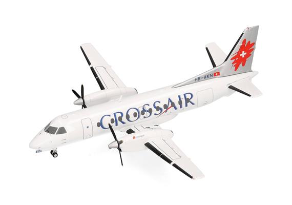 Herpa 573252 Crossair Saab 340 (last color scheme) - Massstab 1:200 | Bild 4