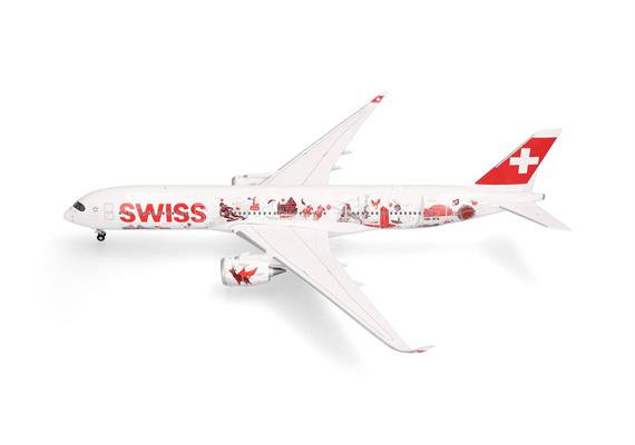 Herpa 573672 Swiss International Air Lines Airbus A350-900 "Wanderlust" - HB-IFA - 1:200 | Bild 2