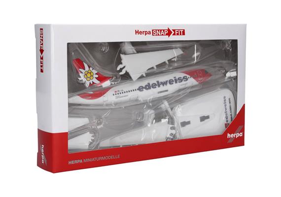 Herpa 614597 Edelweiss Air Airbus A320 - neue Farben - Massstab 1:200 | Bild 5