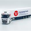 Herpa 957069 LKW DAF XG+Kühlkoffer-Sattelzug Transpartner Logistics - H0 (1:87) | Bild 2
