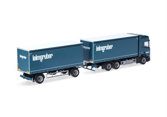 Herpa 958769 Scania CR20 HD Gardinenplanen-Hängerzug "Leimgruber", Schweiz - H0 (1:87) | Bild 2