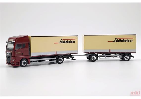 Herpa 962223 MAN TGX GX Koffer-Hängerzug "Schönholzer" - H0 (1:87) | Bild 1