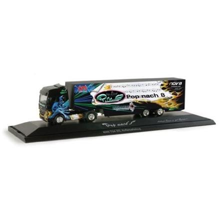 Herpa MAN TGA XXL Koffersattelzug "Pop nach 8" by W. Rosner HO