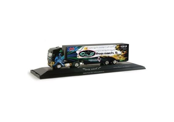 Herpa MAN TGA XXL Koffersattelzug "Pop nach 8" by W. Rosner HO