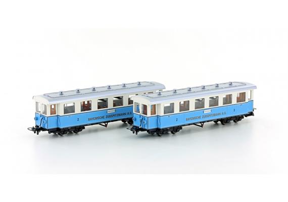 Hobbytrain H43101 Personenwagen-Set "Zugspitzbahn" 2er Set, H0m (1:87) | Bild 1