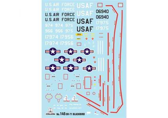 Italeri 0145 SR-71 Blackbird - Massstab 1:72 | Bild 4