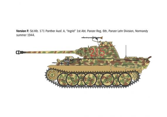 Italeri 0270 Sd.Kfz. 171 Panther Ausf. A WA - Massstab 1:35 | Bild 4