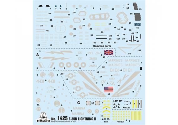 Italeri 1425 F-35 B Lightning II Lockheed Martin - Massstab 1:72 | Bild 4