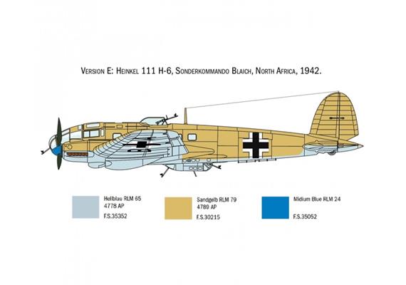 Italeri 1436 Heinkel HE-111H-6 - Massstab 1:72 | Bild 4