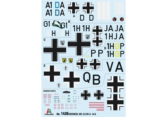 Italeri 1436 Heinkel HE-111H-6 - Massstab 1:72 | Bild 5
