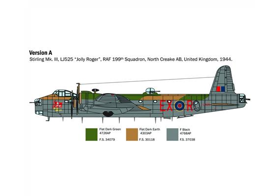 Italeri 1462 British Stirling Mk. III - Massstab 1:72 | Bild 4