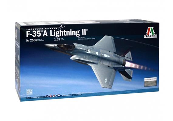 Italeri 2506 F-35 A Lightning II Lockheed Martin CTOL Version mit 6 Decal-Vers. - 1:32 | Bild 1
