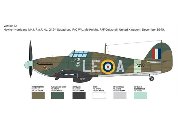 Italeri 2838 Hurricane Mk 1 Aces - Massstab 1:48 | Bild 6
