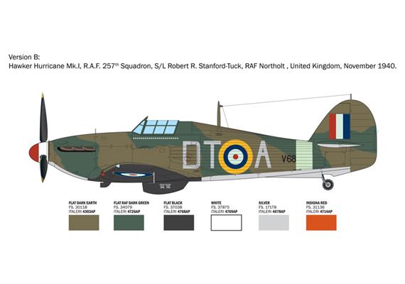 Italeri 2838 Hurricane Mk 1 Aces - Massstab 1:48 | Bild 4