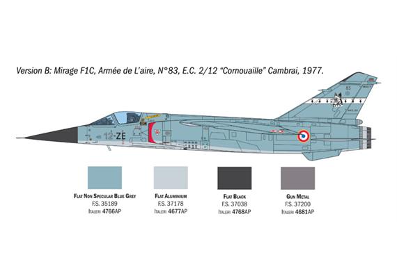 Italeri 2839 Mirage F.1 - Massstab 1:48 | Bild 5