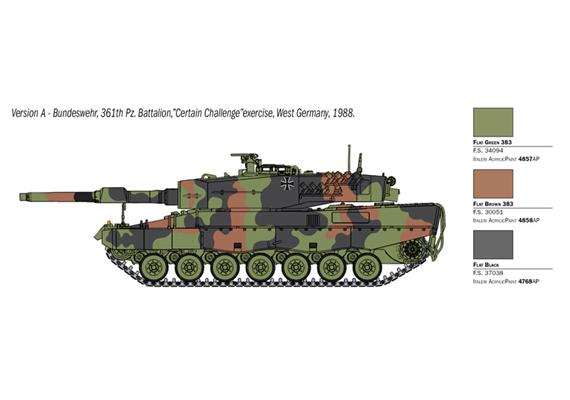 Italeri 35106 Leopard 2 A4 War Thunder - Massstab 1:35 | Bild 3
