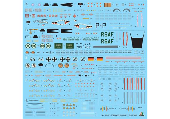 Italeri 35107 Tornado GR.1/IDS Gulf W. War Thund. - Massstab 1:48 | Bild 2
